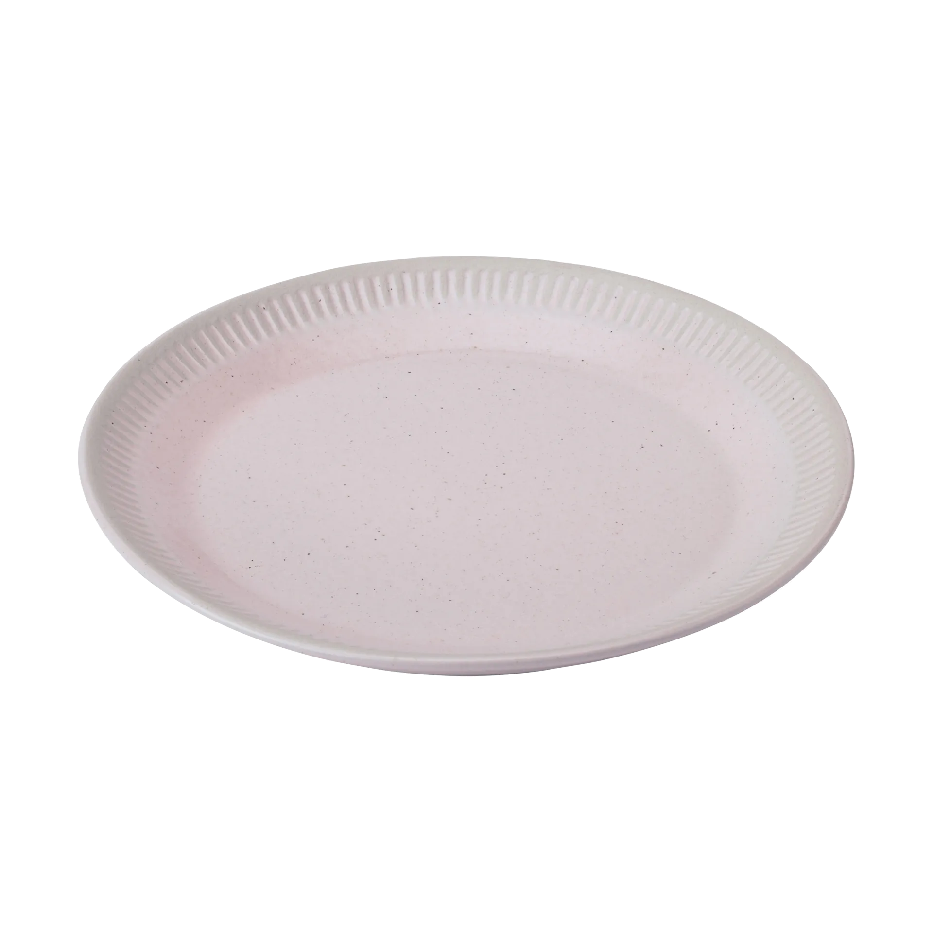 Colorit tallerken Ø22 cm, Rosa Knabstrup Keramik