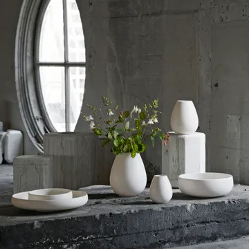 Earth fat 38 cm - Kalk-hvit - Knabstrup Keramik