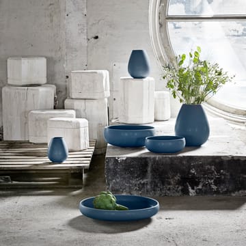 Earth vase 19 cm - Blå - Knabstrup Keramik