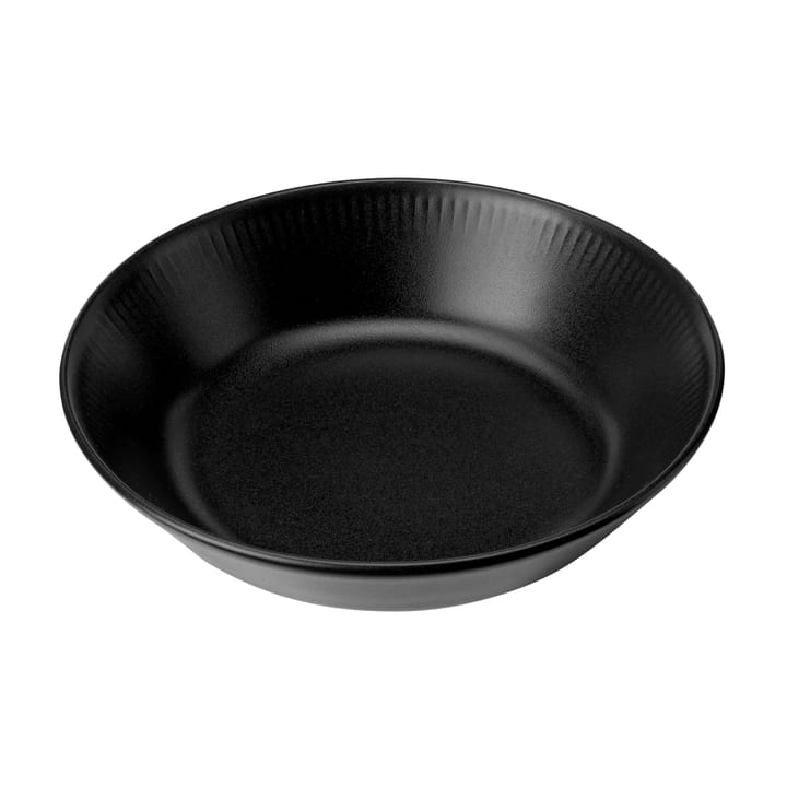Knabstrup dyp tallerken svart - 18 cm - Knabstrup Keramik