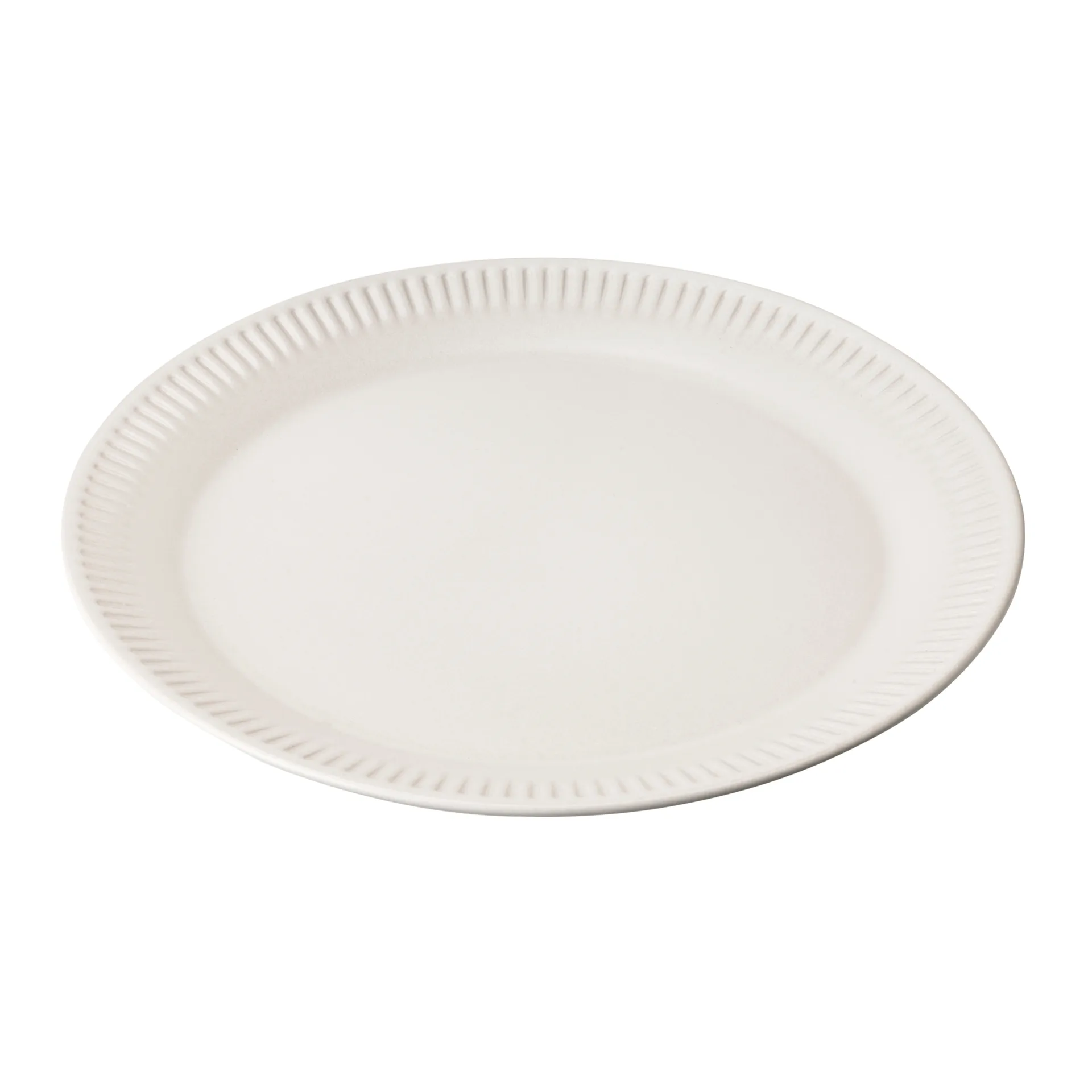 Knabstrup middagstallerken hvit, 22 cm Knabstrup Keramik