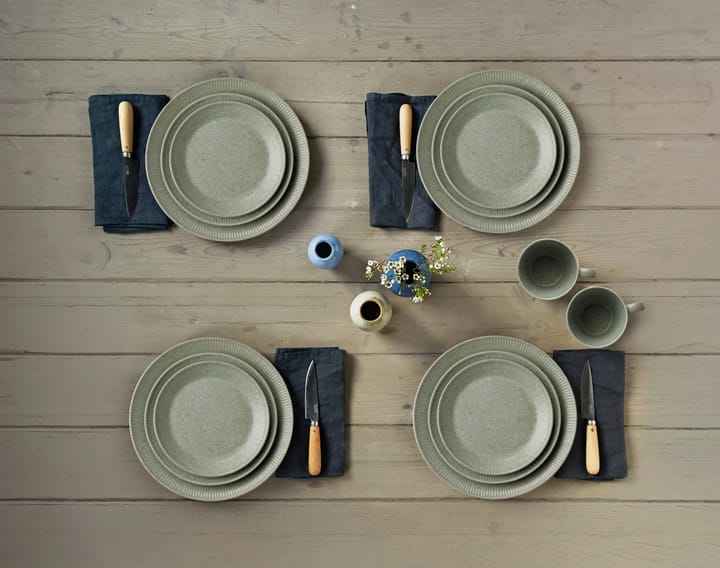 Knabstrup middagstallerken olivengrønn - 27 cm - Knabstrup Keramik