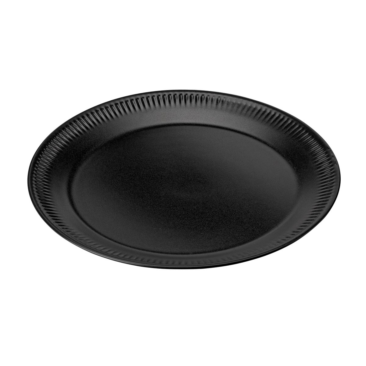 Knabstrup Keramik Knabstrup middagstallerken svart 22 cm