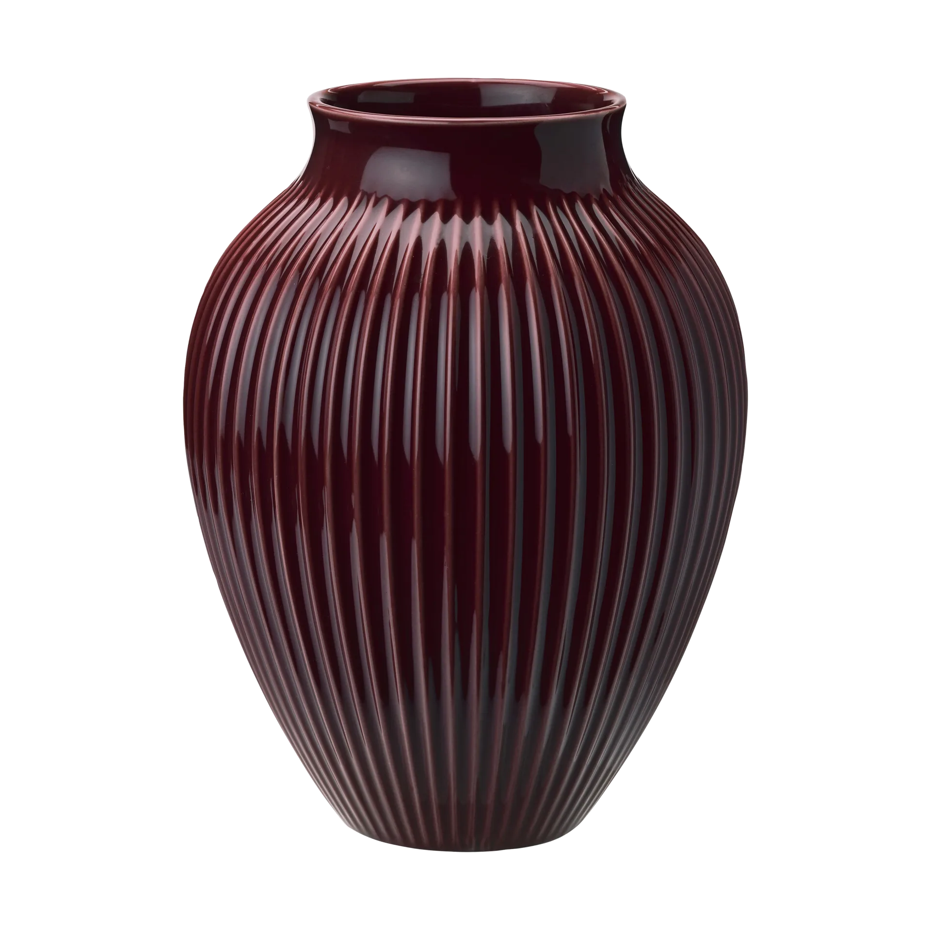 Knabstrup riflet vase 27 cm, Berry Knabstrup Keramik