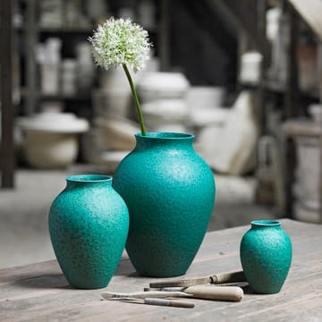 Knabstrup vase 20 cm - grønn - Knabstrup Keramik