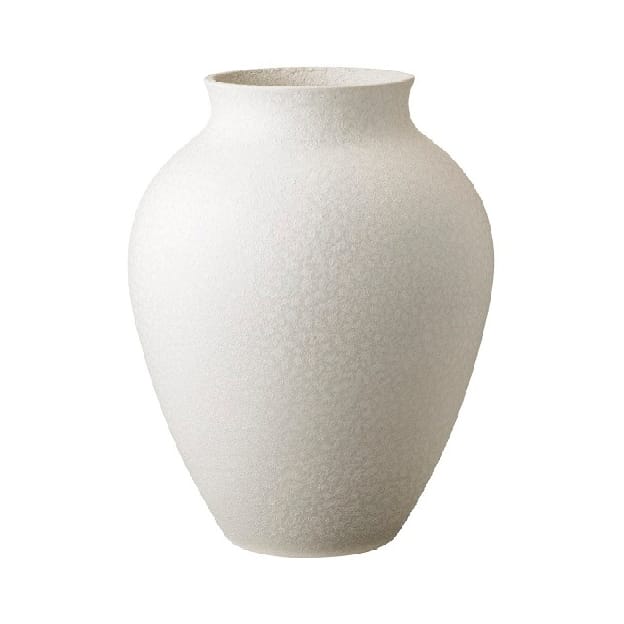 Knabstrup vase 20 cm - hvit - Knabstrup Keramik