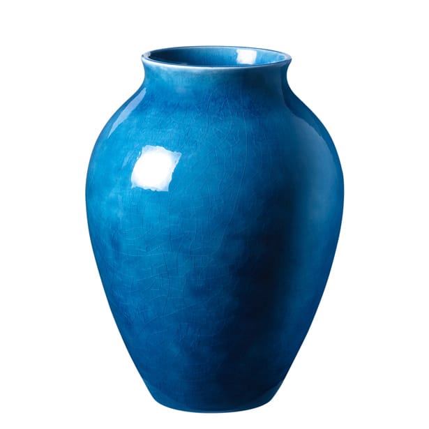 Knabstrup vase 20 cm - mørkeblå - Knabstrup Keramik