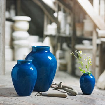 Knabstrup vase 20 cm - mørkeblå - Knabstrup Keramik