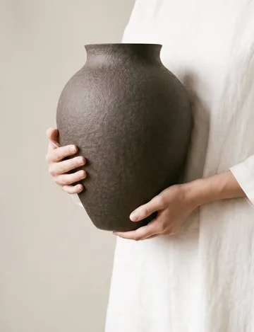 Knabstrup vase 27 cm - Bark - Knabstrup Keramik