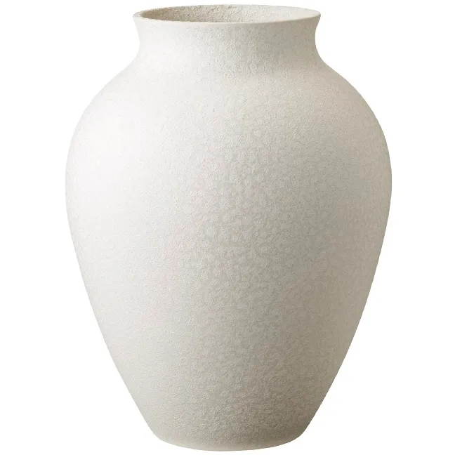 Knabstrup vase 35 cm, Hvit Knabstrup Keramik