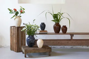 Knabstrup vase Natura 20 cm - Grafitt - Knabstrup Keramik