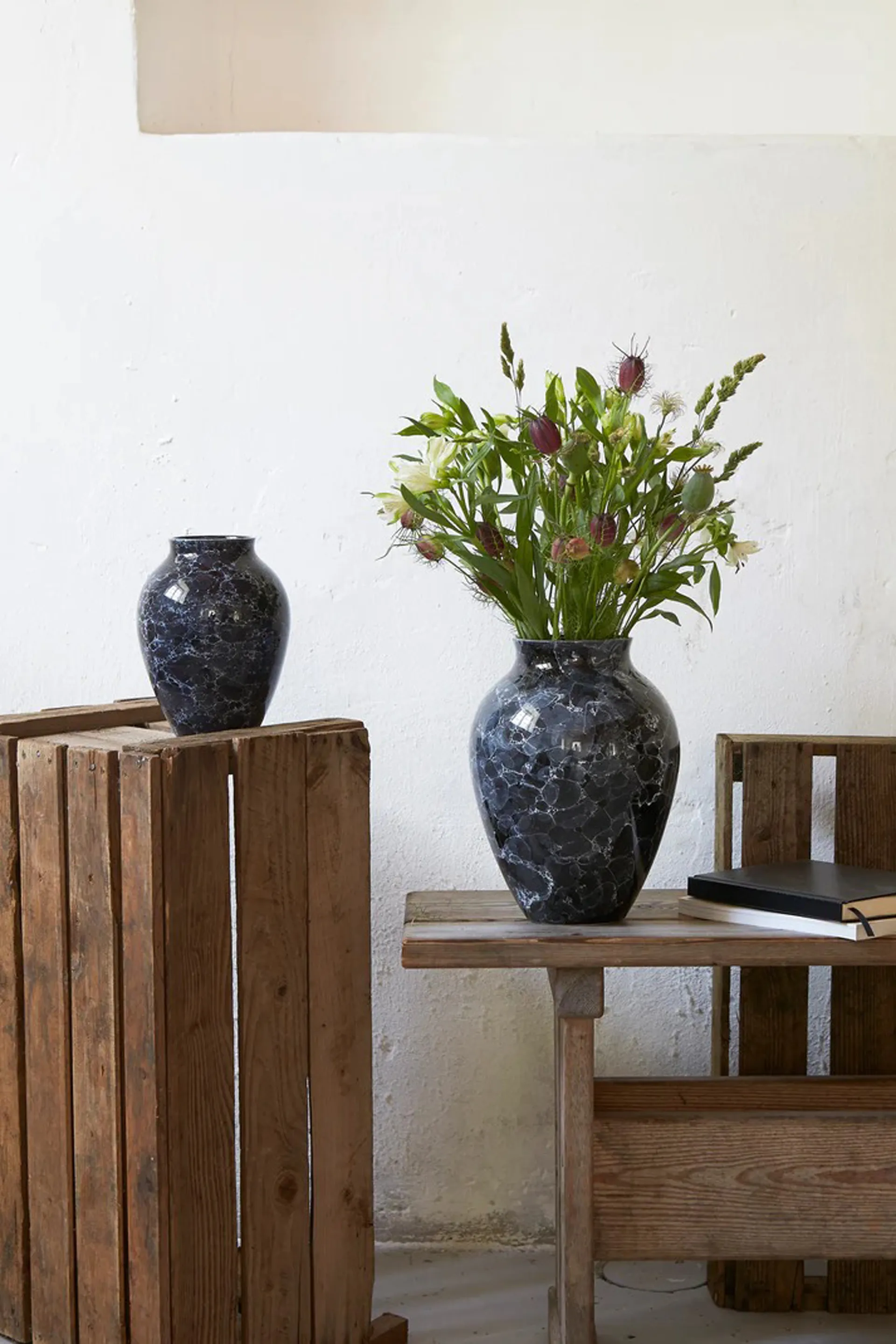 Knabstrup vase Natura 27 cm, Grafitt Knabstrup Keramik