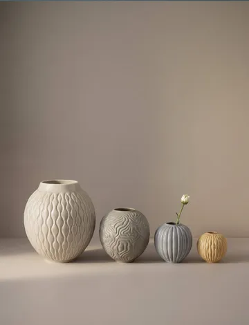 Solum vase - Mist, 11 cm - Knabstrup Keramik