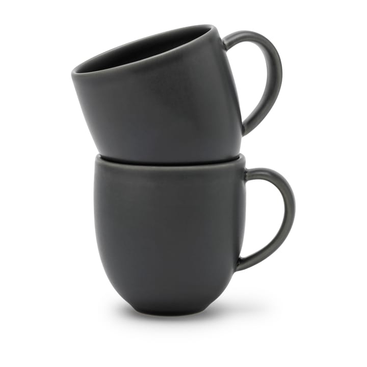 Tavola kopp 30 cl 2-pakning - Grå - Knabstrup Keramik