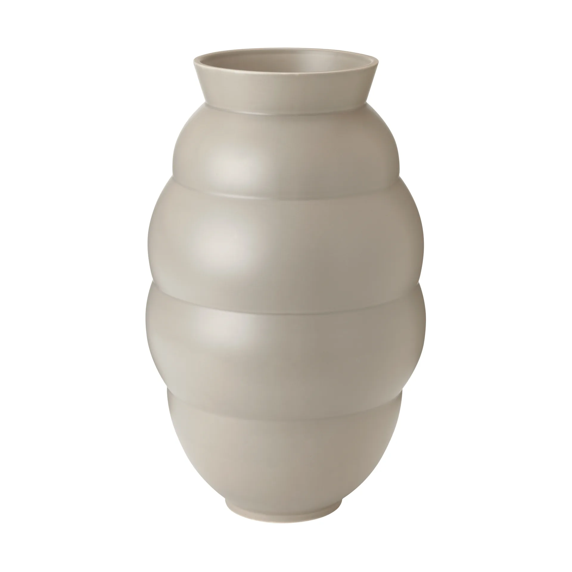 Tortus Archie vase No5 41,5 cm, Light grey Knabstrup Keramik