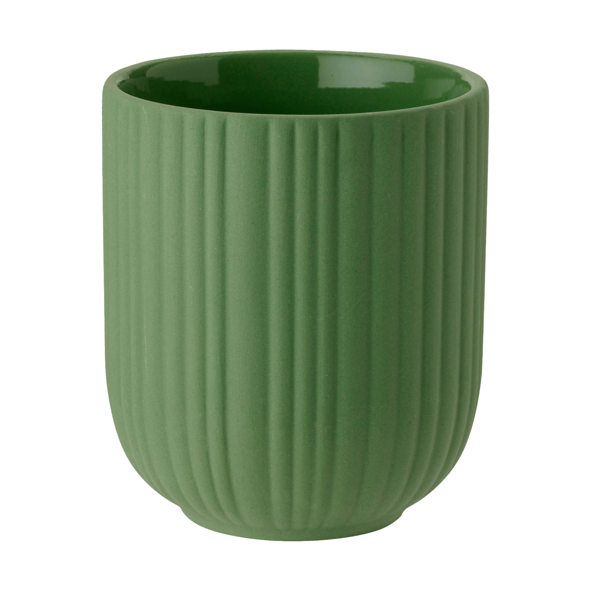 Knabstrup Keramik Verda krus 25 cl Grass green | Skandinavisk Design | Kaffekopper | Grønn