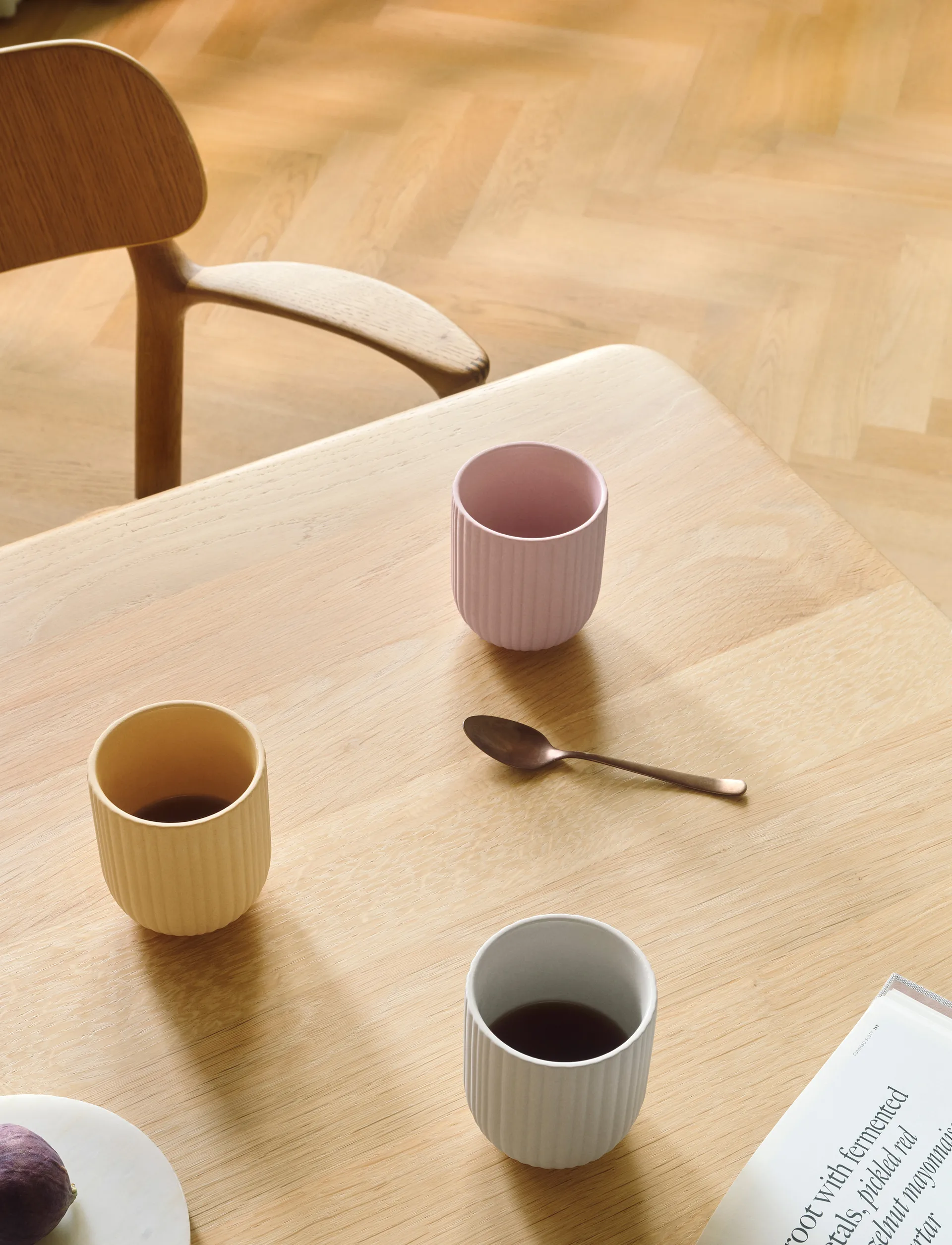 Verda krus 25 cl, Soft orange Knabstrup Keramik