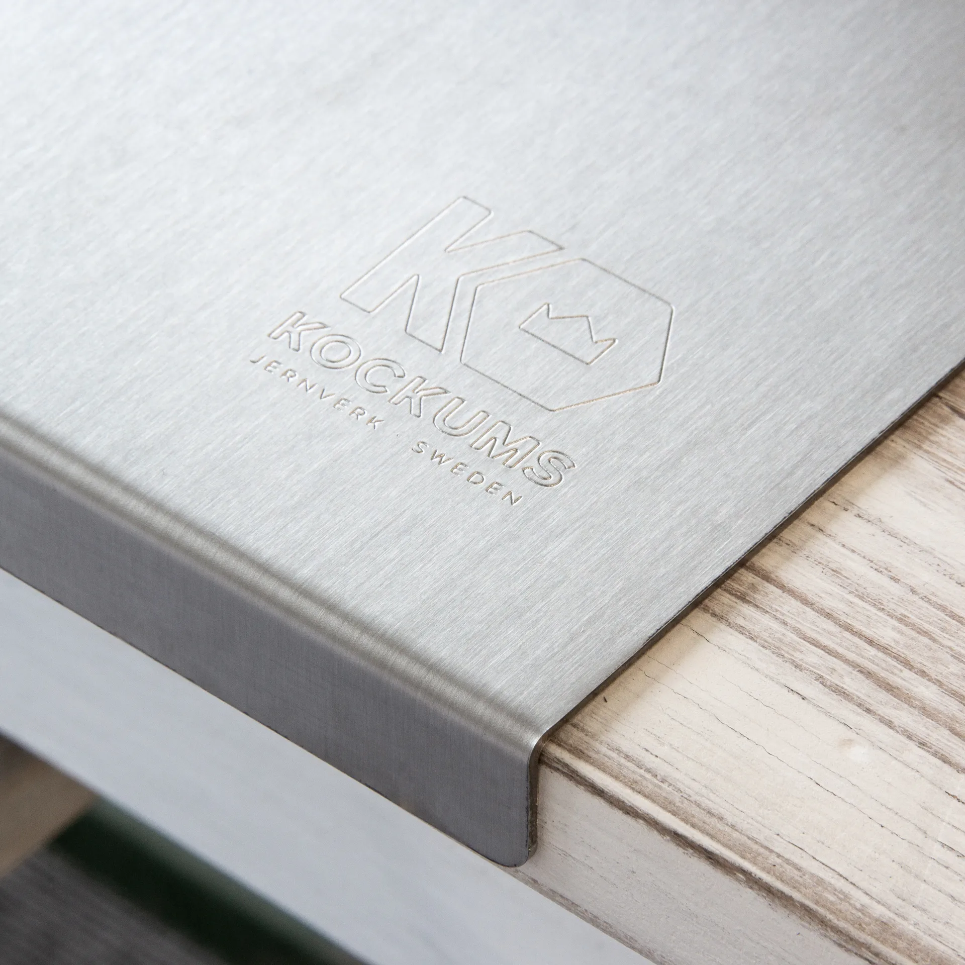 Kockums bakebord rustfritt stål, 80x60 cm Kockums Jernverk