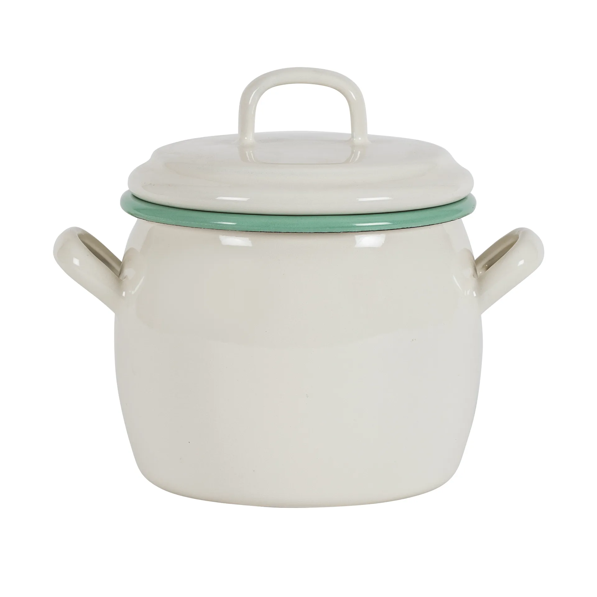 Kockums kokkärl med lokk 0,7 l, Cream Lux Kockums Jernverk