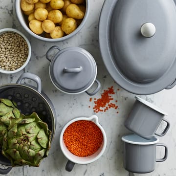 Kockums Paket gryte og dørslag - Kockums Grey - Kockums Jernverk