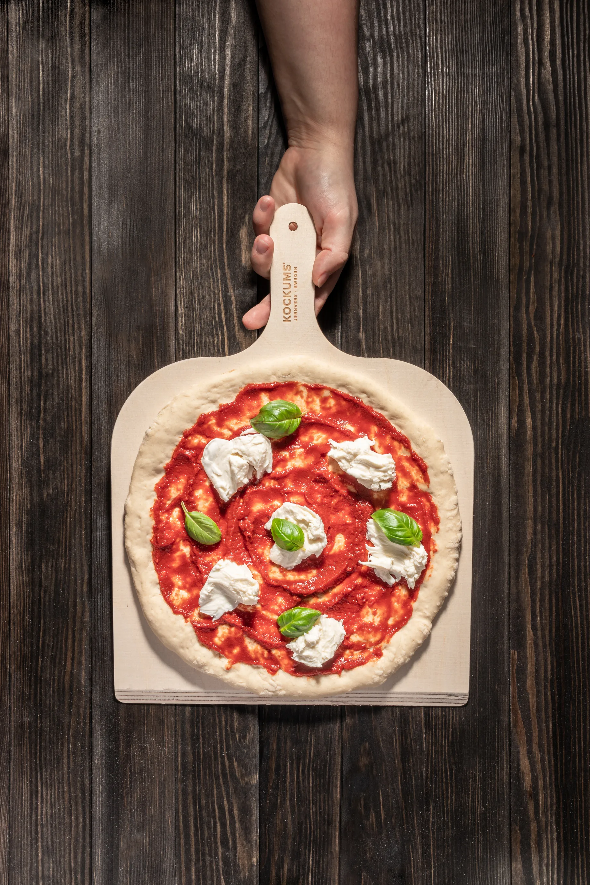 Kockums pizzaspade 29 x 40 cm, Kryssfiner Kockums Jernverk