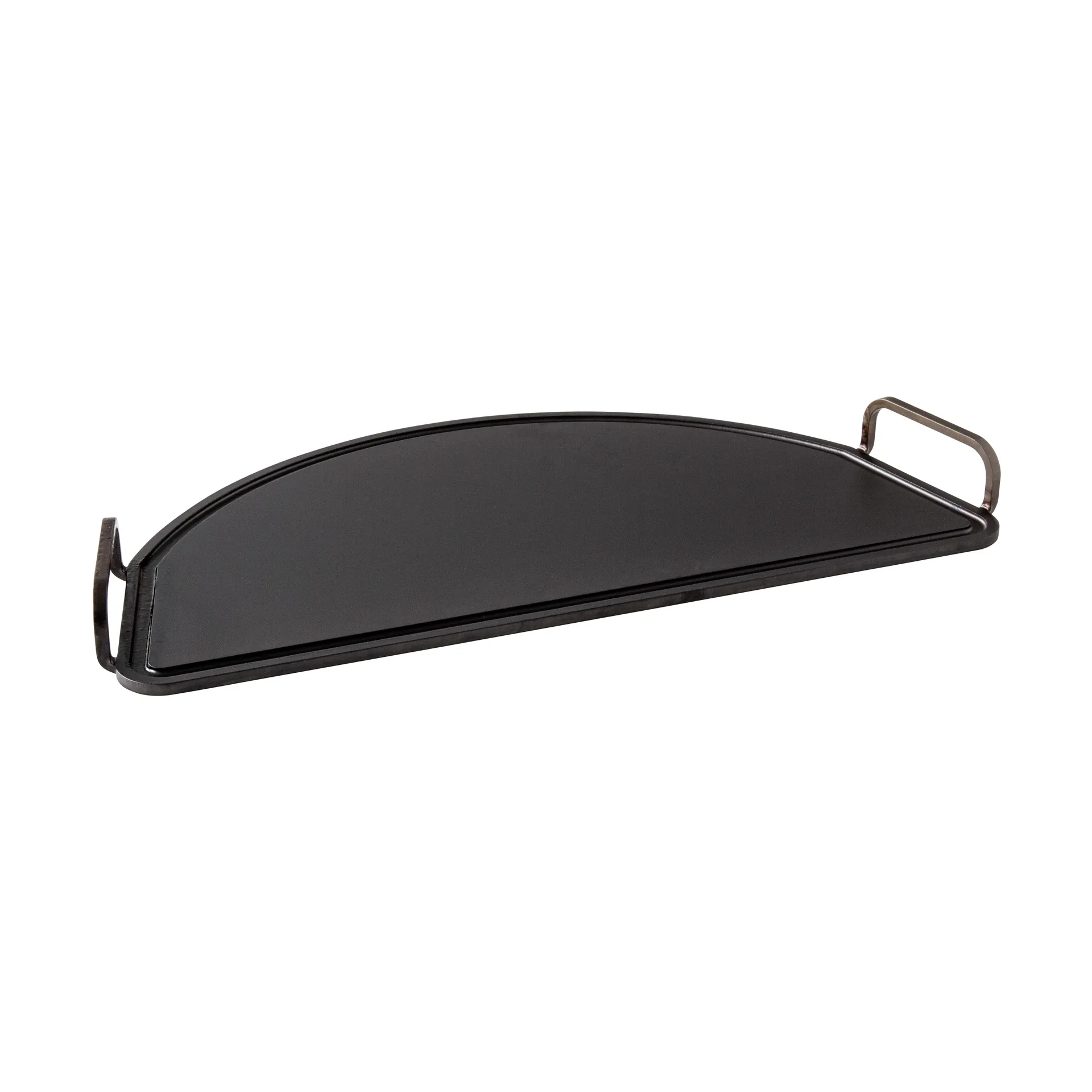 Kockums stekebord, Svart, halvrund, 47 cm Kockums Jernverk