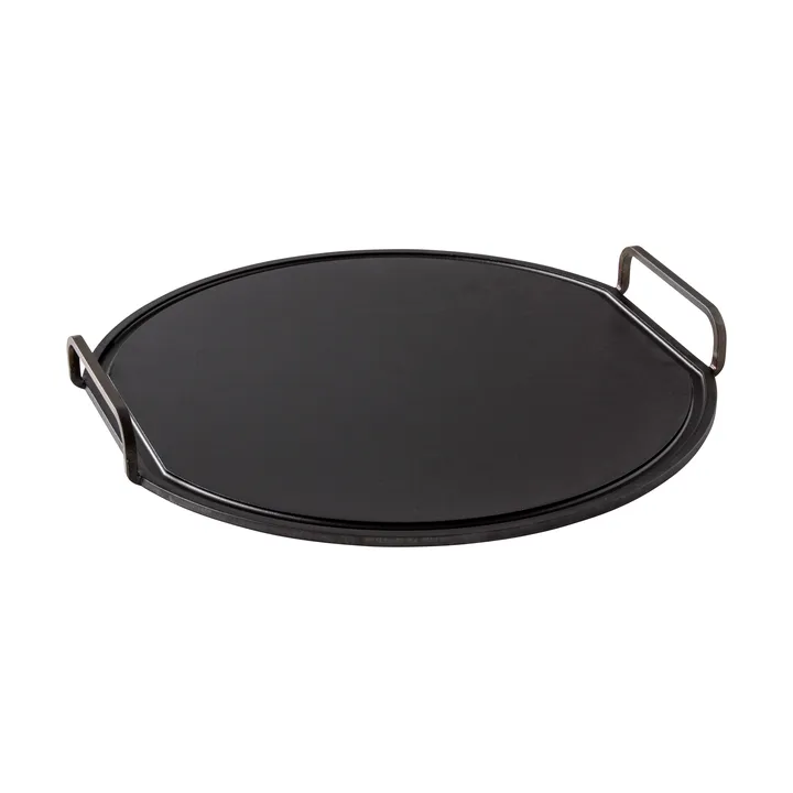 Kockums stekebord - Svart, rund, Ø35 cm - Kockums Jernverk