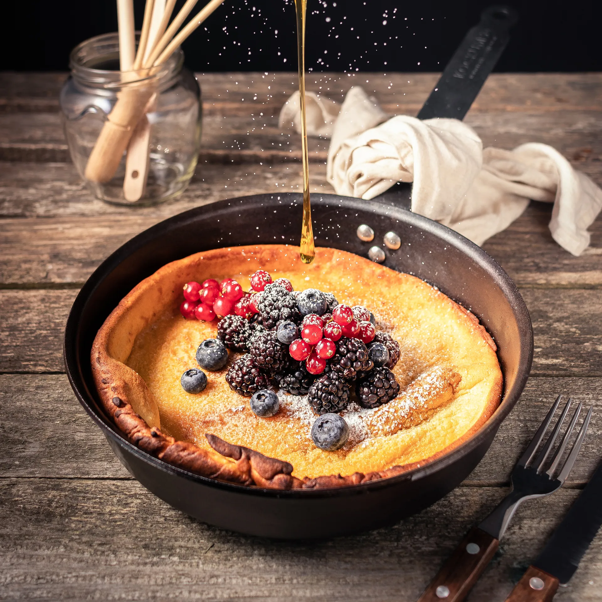 Kockums stekepanne karbonstål, 24 cm Kockums Jernverk