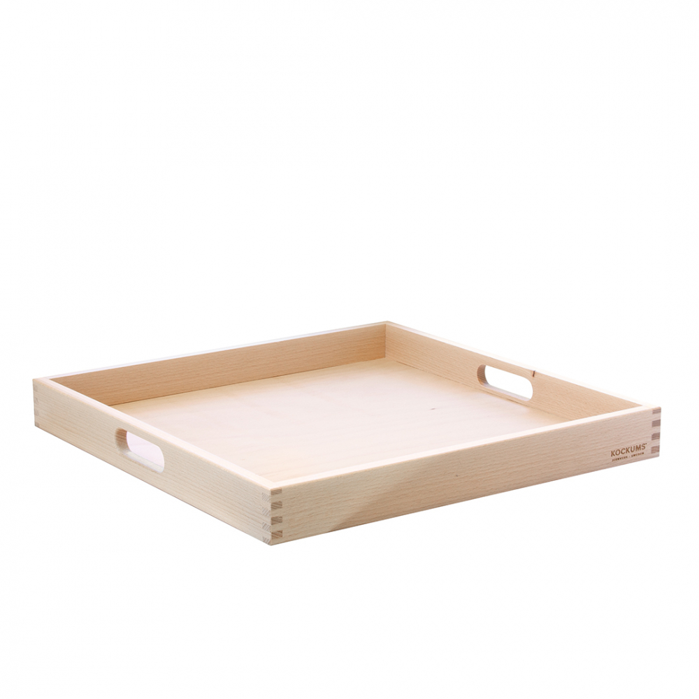 Kockums Jernverk Serveringsbrett 40x40 cm Bk | Skandinavisk Design | Brett | Beige