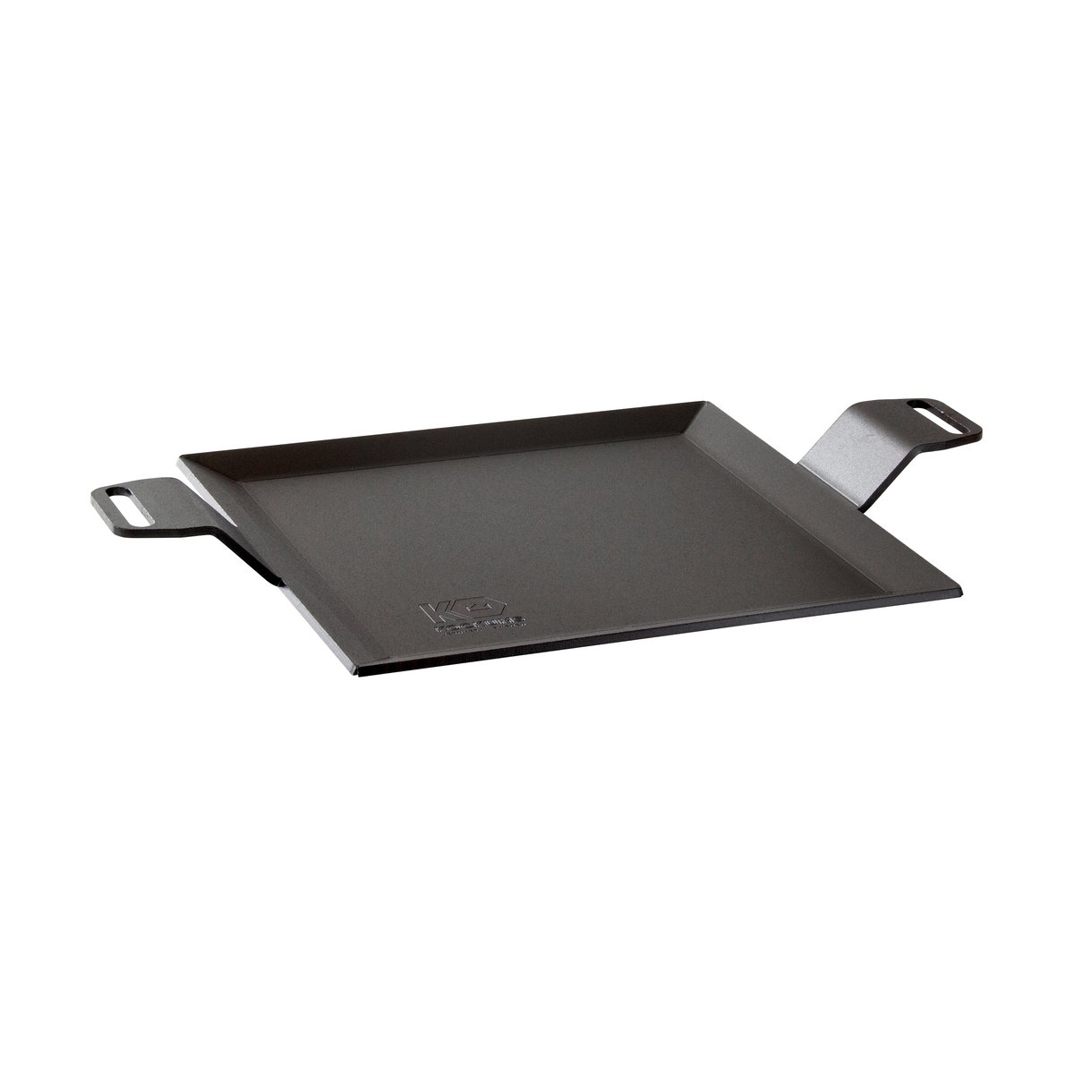 Kockums Jernverk Stekebord, 4 mm karbonstål Stekeoverflate 22 x 22 cm