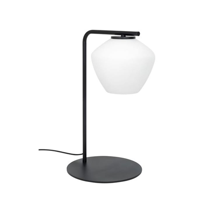 DK bordlampe, sort/opal Konsthantverk