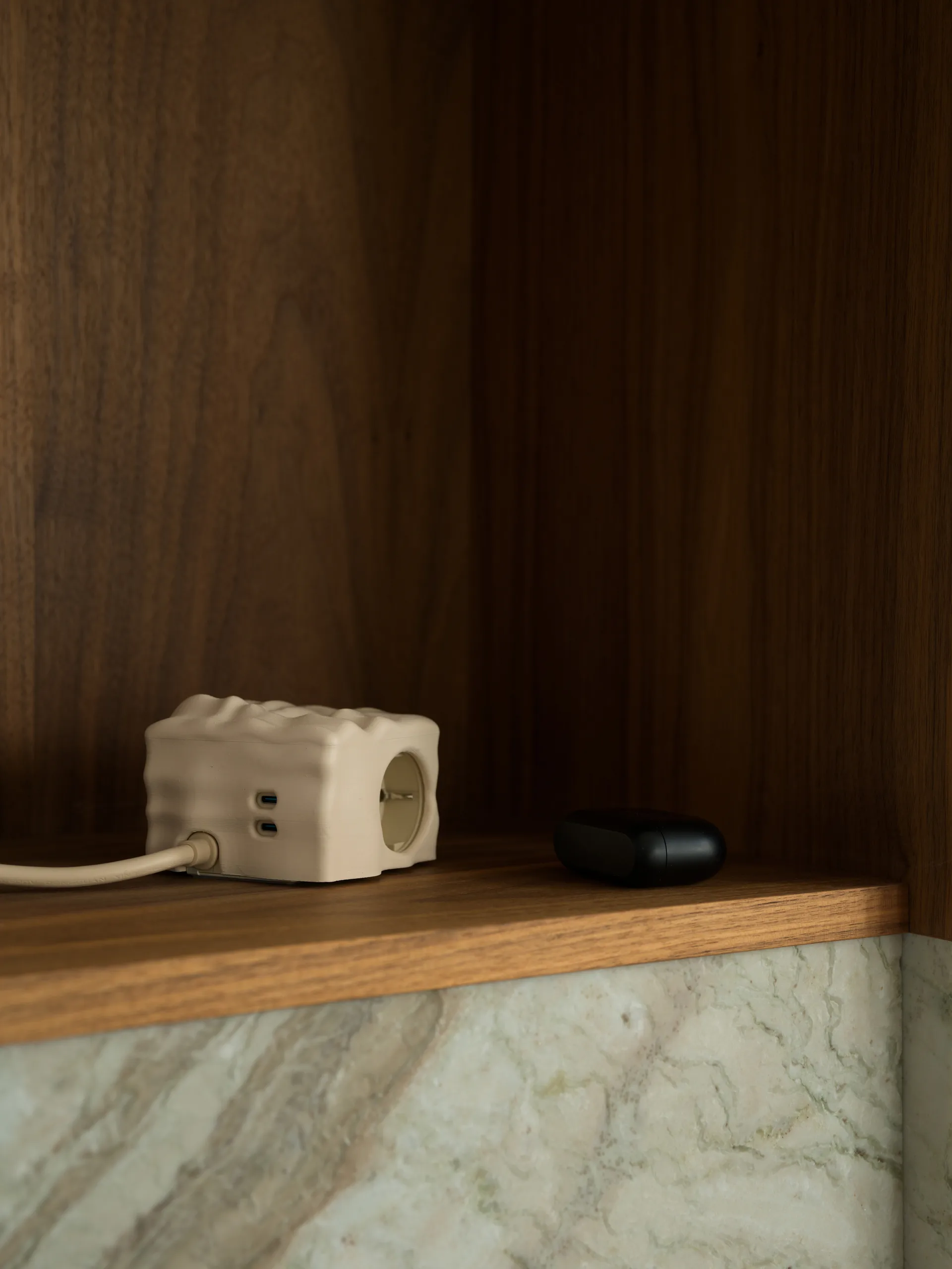 Cumulus+ etui-deksel til Cuboid+ grenuttak, Beige Kord