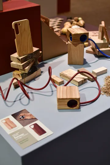 Kord x Bark woodencase-deksel til Cuboid+ grenuttak - Bark - Kord