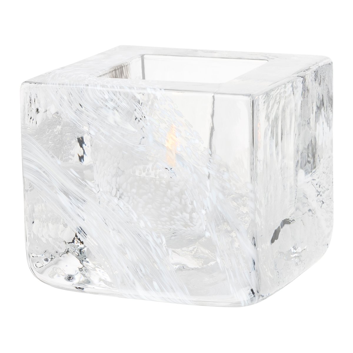 Kosta Boda - Brick lyslykt D85m hvit