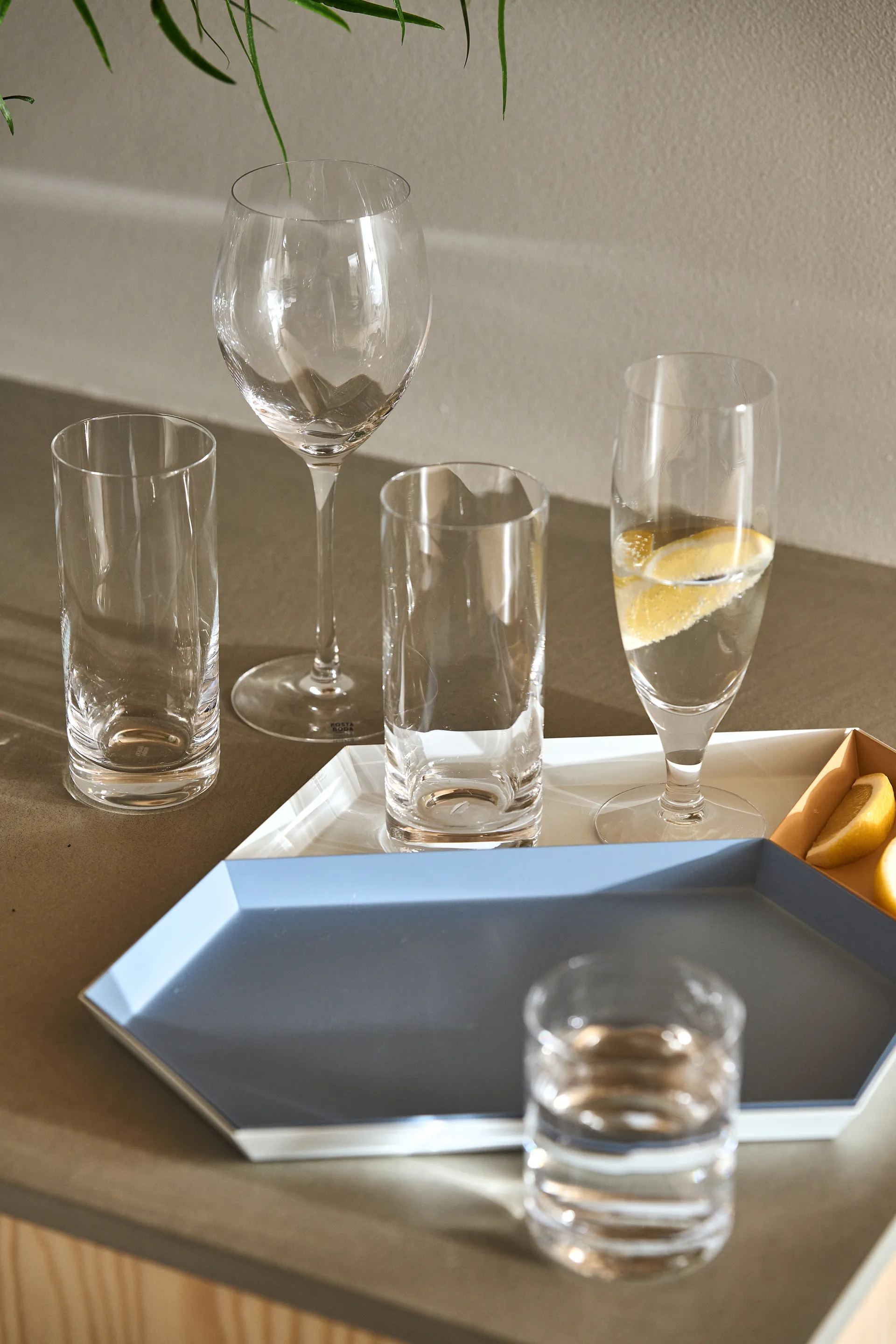 Chateau vinglass XL 61 cl, Klar Kosta Boda