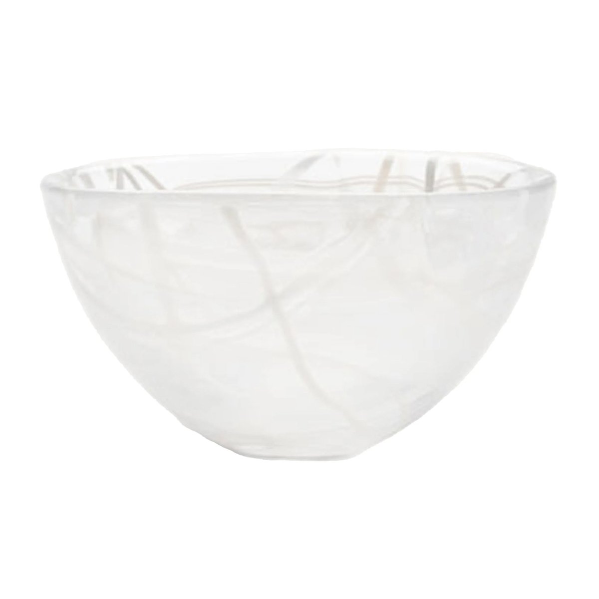 Kosta Boda - Contrast skål 16 cm hvit