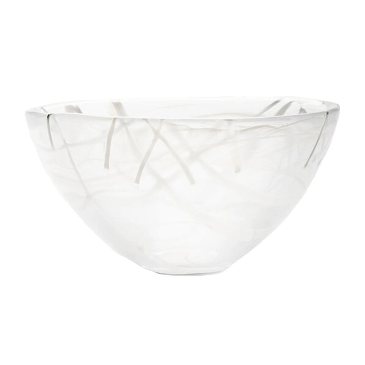 Kosta Boda - Contrast skål 23 cm hvit