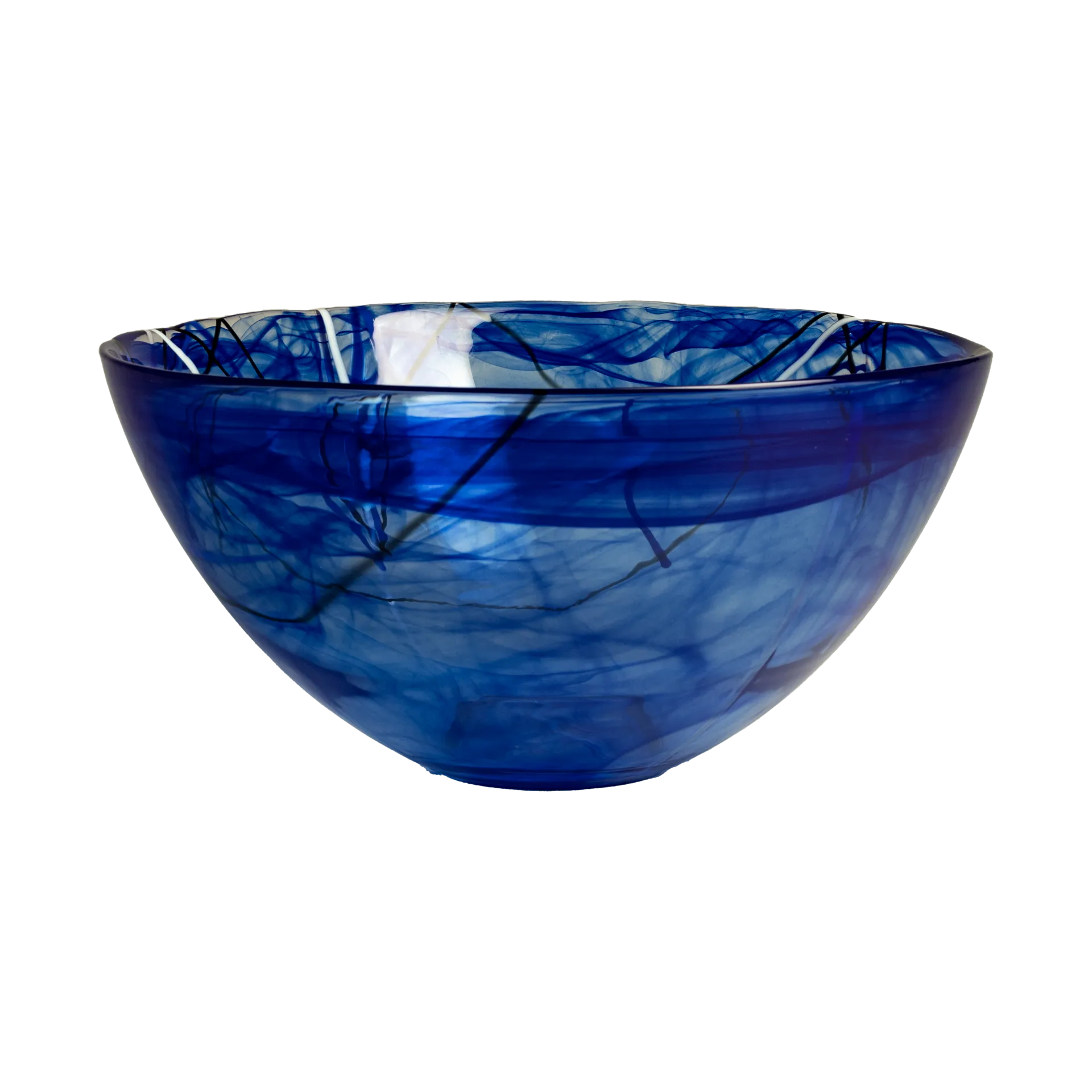 Contrast skål 350 mm, Blå Kosta Boda