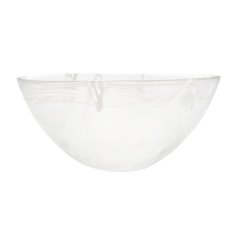 Kosta Boda - Contrast skål 35 cm hvit