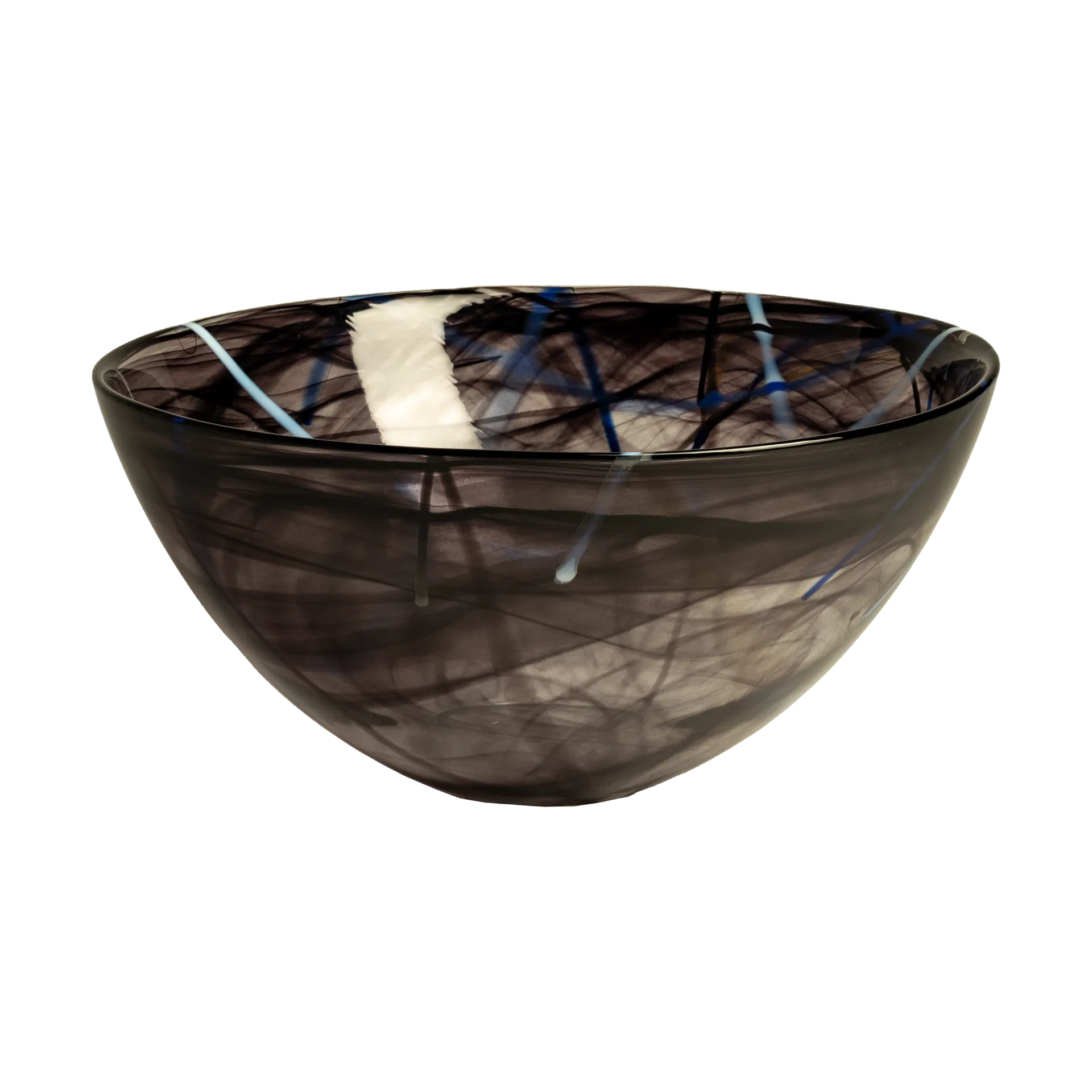 Contrast skål 350 mm, Sort Kosta Boda