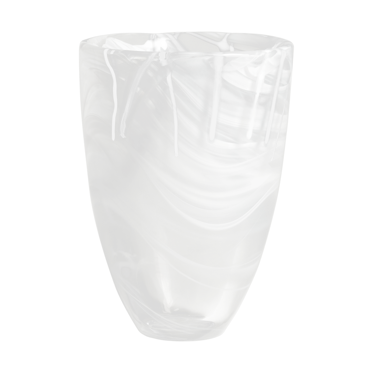 Bilde av Kosta Boda Contrast vase 200 mm Hvit-hvit