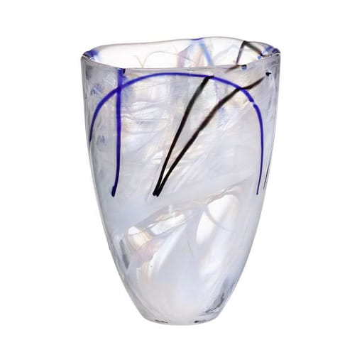 Contrast vase - hvit - Kosta Boda