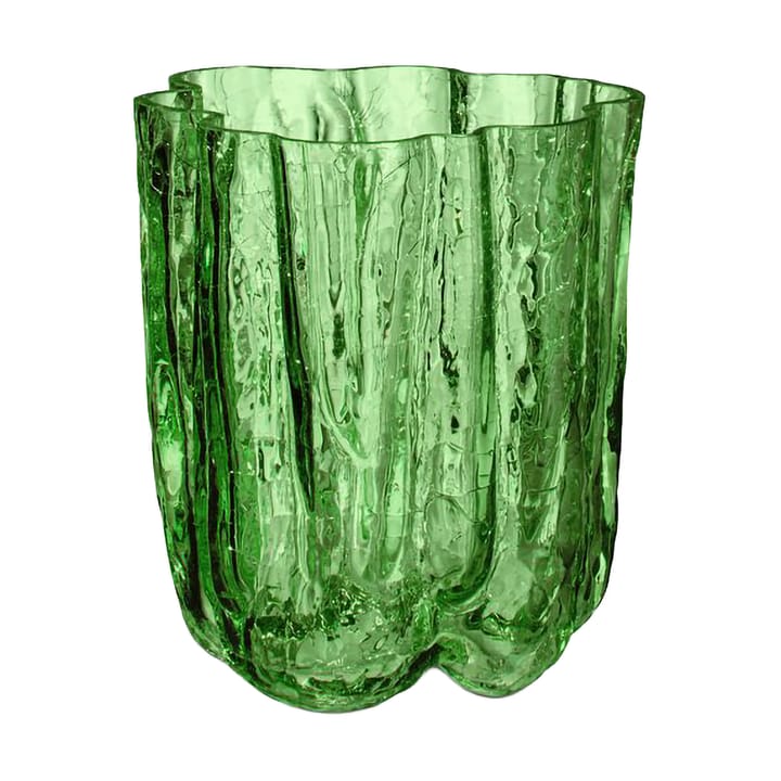 Crackle vase 12,1 cm - Mørkegrønn - Kosta Boda