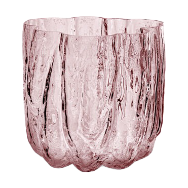 Bilde av Kosta Boda Crackle vase 121 cm Rosa