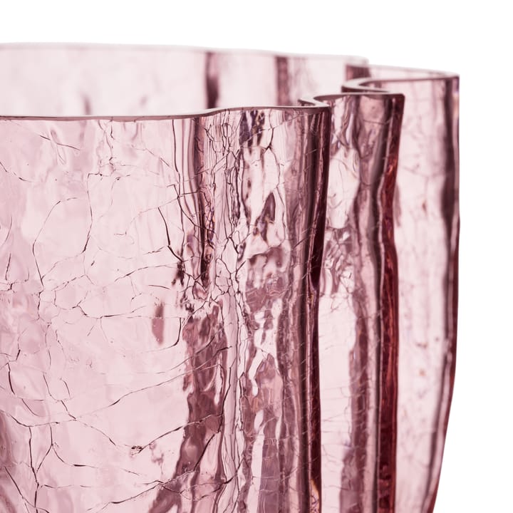 Crackle vase 175 mm - Rosa - Kosta Boda