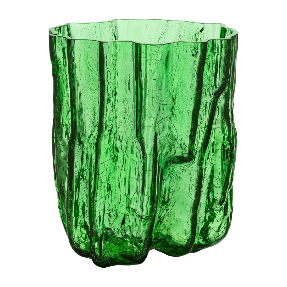 Bilde av Kosta Boda Crackle vase 27 cmm Grønn