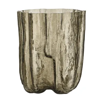 Crackle vase 27 cmm - Taupe - Kosta Boda