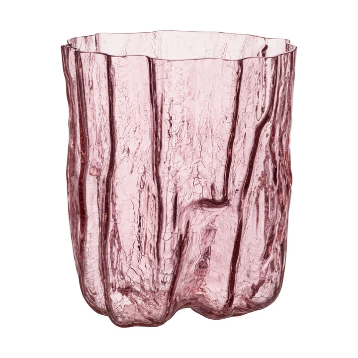 Crackle vase 270 mm - Rosa - Kosta Boda