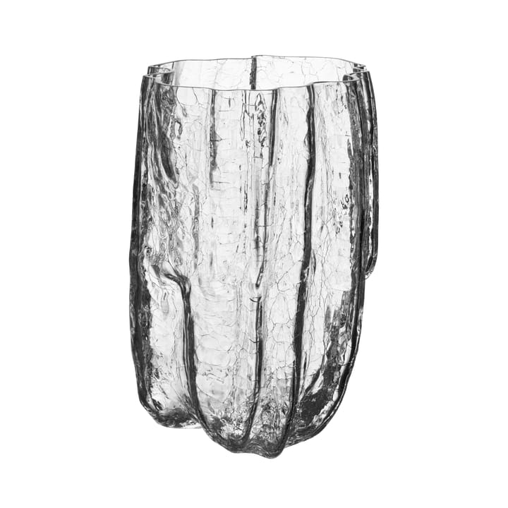 Crackle vase 28 cm - Klar - Kosta Boda