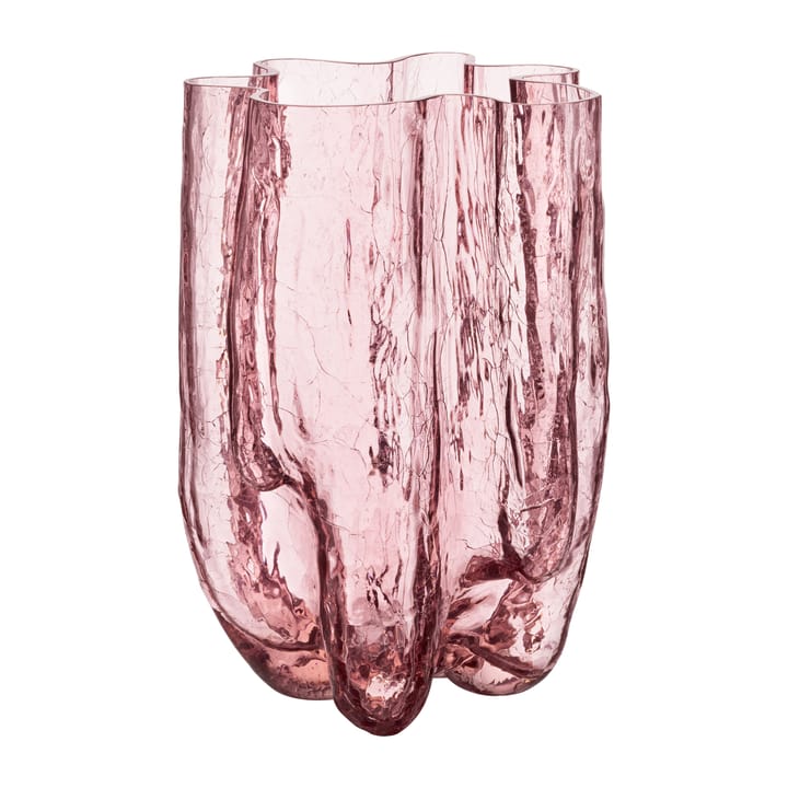 Crackle vase 370 mm - Rosa - Kosta Boda